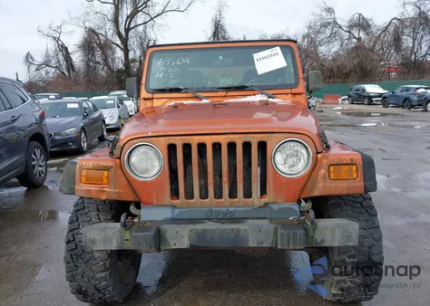 2000 Jeep Wrangler Sport z USA, uszkodzony, nr VIN 1J4FA49S0YP802693